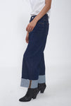 2000- Jeans Wide-Leg con Risvolto - Denim Scuro