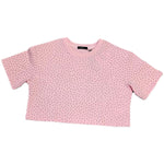 T-Shirt Crop con Strass