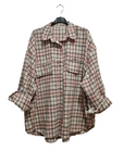 Maxi Camicia Checked