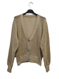 Cardigan in Filo Laminato