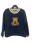 Felpa Bear con inserti in maglia