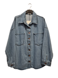 Giacca Camicia in Denim