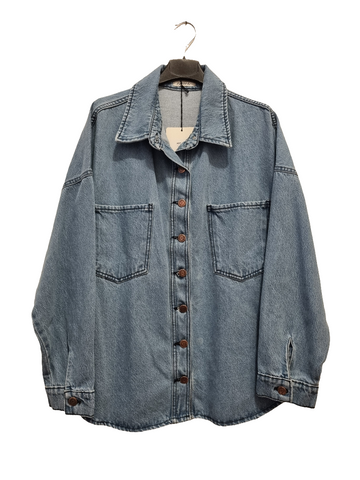 Giacca Camicia in Denim