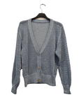Cardigan in Filo Laminato