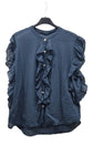 Camicia Smanicata con Volant 100% Cotone