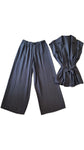 Coordinato Gilet + Pantalone in Viscosa Cotta