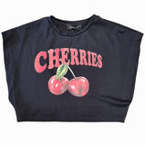 T-Shirt Cherries Cropped