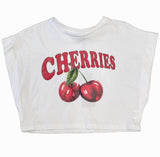 T-Shirt Cherries Cropped