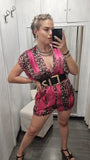 Tutina in Satin Fantasia Animalier