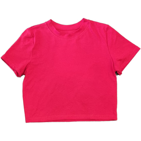 T-Shirt Crop Cotone