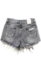 Shorts Denim Grigio