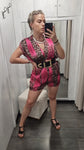 Tutina in Satin Fantasia Animalier