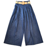 Pantalone Palazzo misto Lino e Viscosa