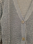 Cardigan in Filo Laminato