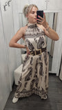 Jumpsuit Fantasia Jacquard 100% Viscosa