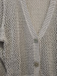 Cardigan in Filo Laminato