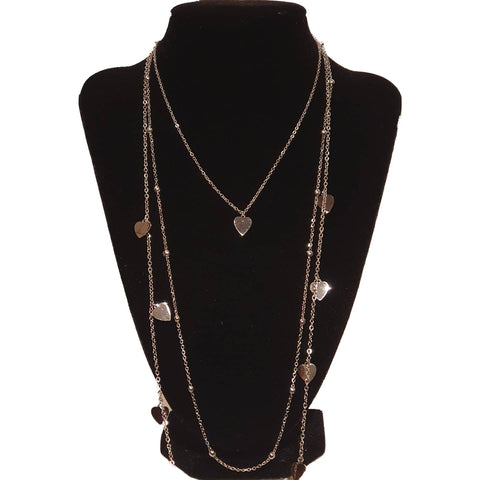 Collana Lunga con Cuori