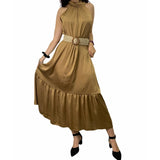 Vestito Lungo in Raso