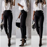 Panta-Leggins con Bottoni