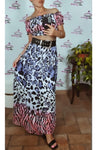 Coordinato Animalier Viola